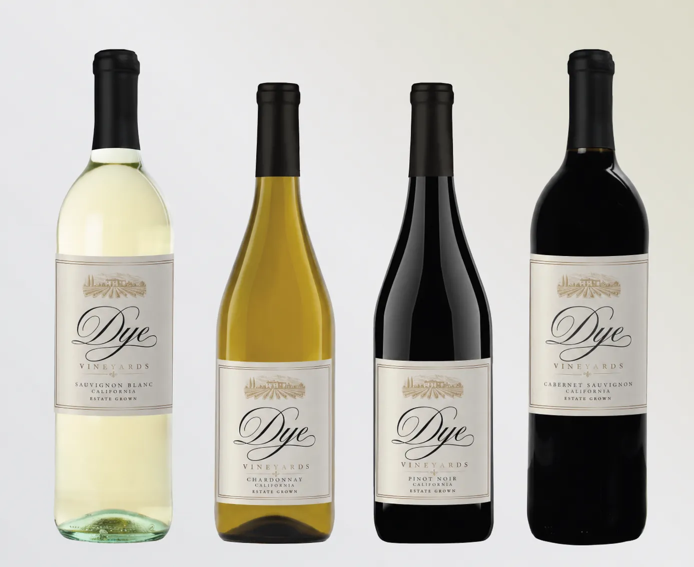 Dye Vineyards wine collection