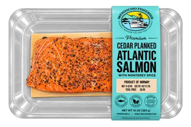 Cedar Planked Atlantic Salmon Portion with Monterey Spice