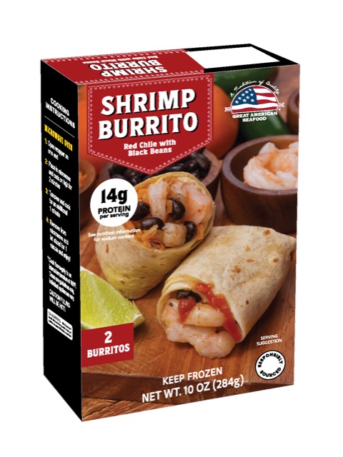 Shrimp Burrito Red W/ Blk Bns
